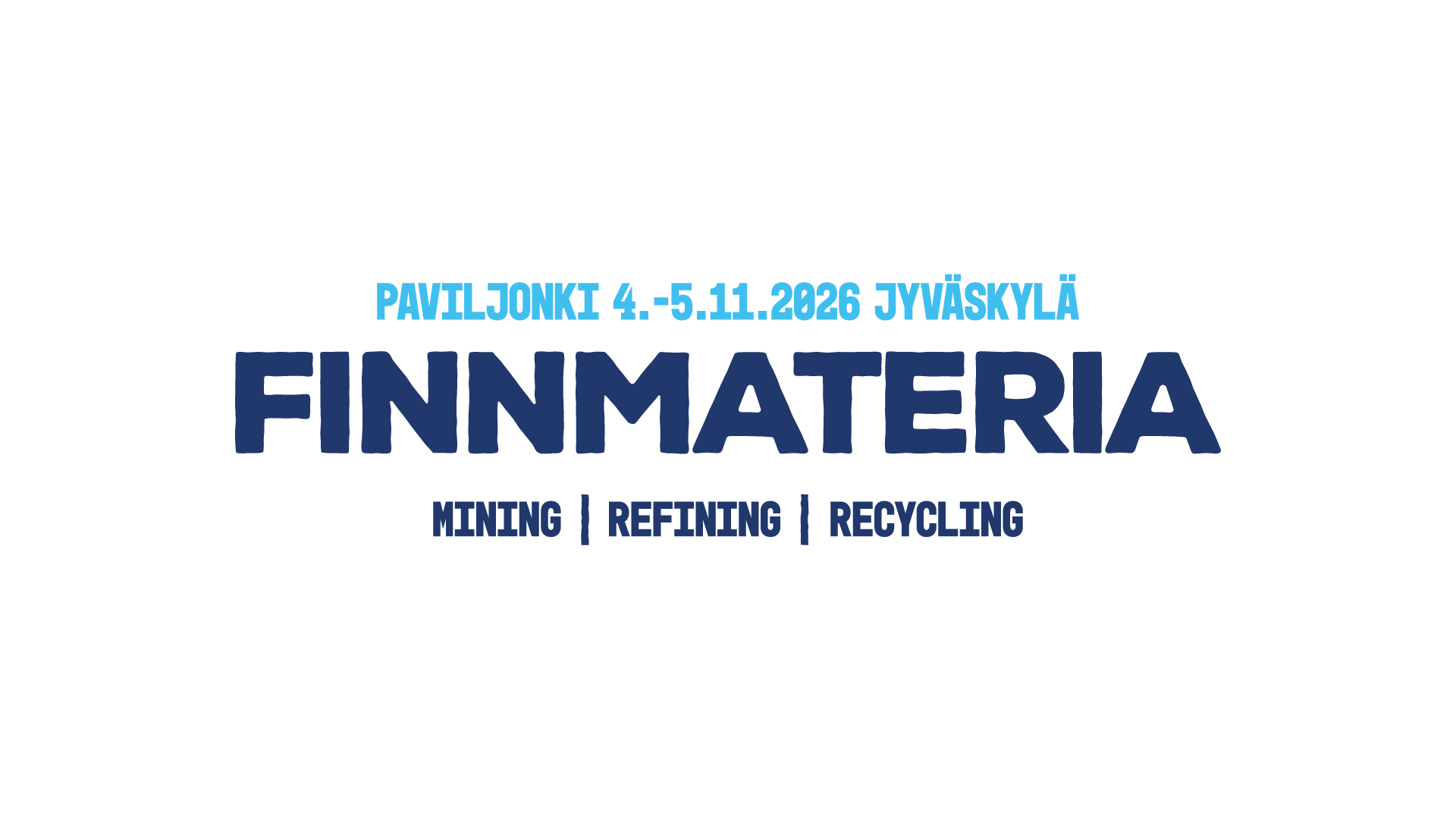 Finnmateria 2026 Logo White Ligtblue Rgb